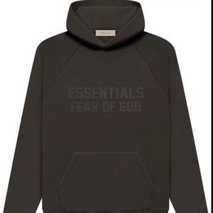 Fear of God Off Black Hoodie Size Small NWT
